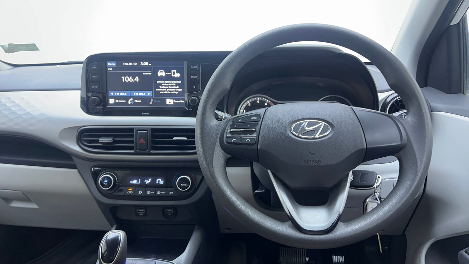 Used 2020 Hyundai Grand i10 Nios Sportz AMT 1.2 Kappa VTVT Petrol Automatic interior STEERING VIEW
