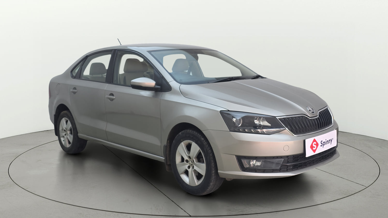 Used 2019 Skoda Rapid Ambition 1.5 TDI Diesel Manual exterior RIGHT FRONT CORNER VIEW