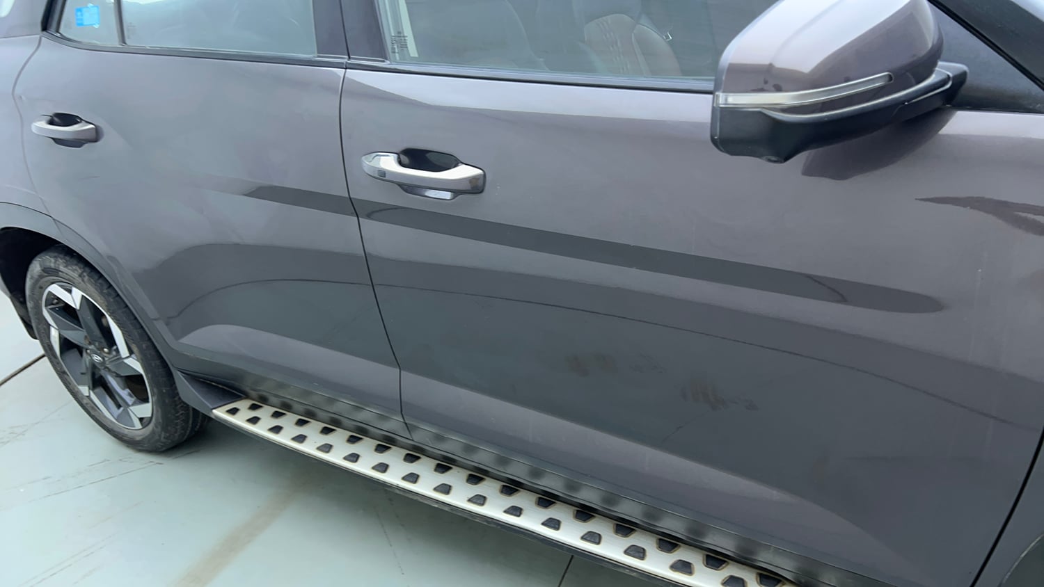 Used 2021 Hyundai Alcazar Platinum (O) 6 STR 2.0 Petrol AT Petrol Automatic dents MINOR DENT
