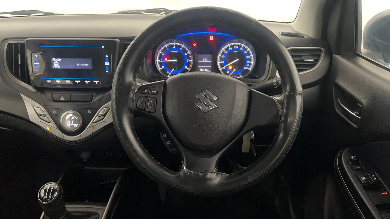 Used 2019 Maruti Suzuki Baleno Delta Petrol Manual interior STEERING VIEW