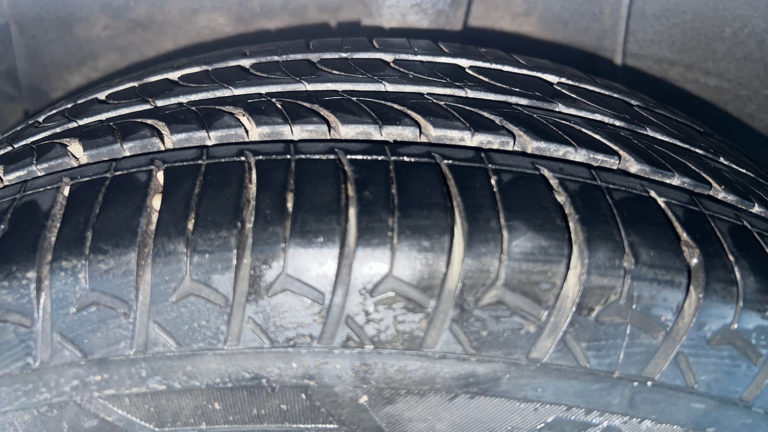 Used 2020 Hyundai Grand i10 Nios Sportz AMT 1.2 Kappa VTVT Petrol Automatic tyres RIGHT REAR TYRE TREAD VIEW