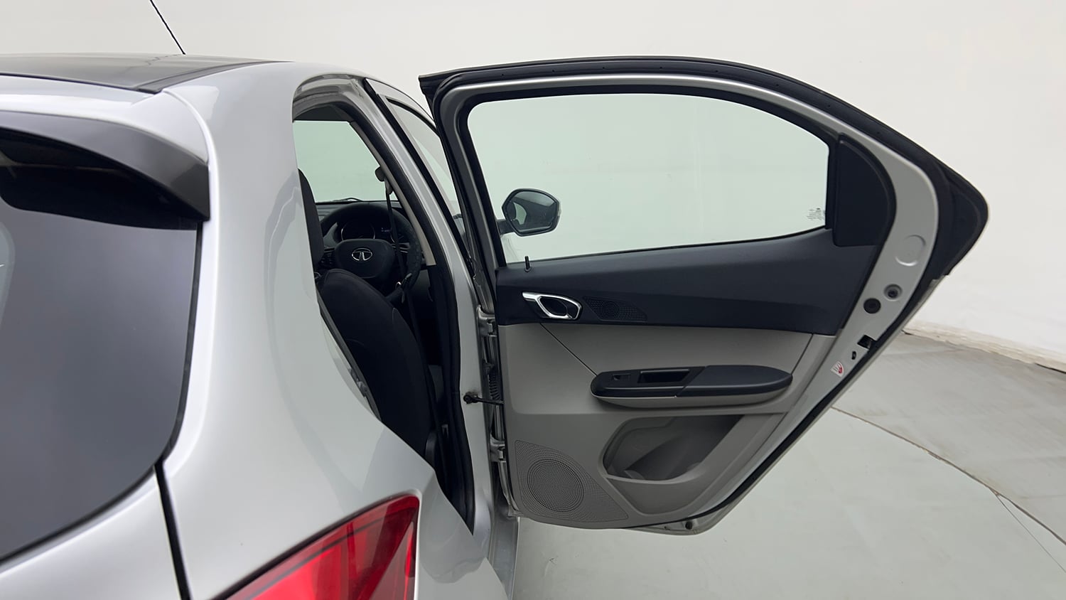 Used 2018 Tata Tiago Revotron XZ Petrol Manual interior RIGHT REAR DOOR OPEN VIEW