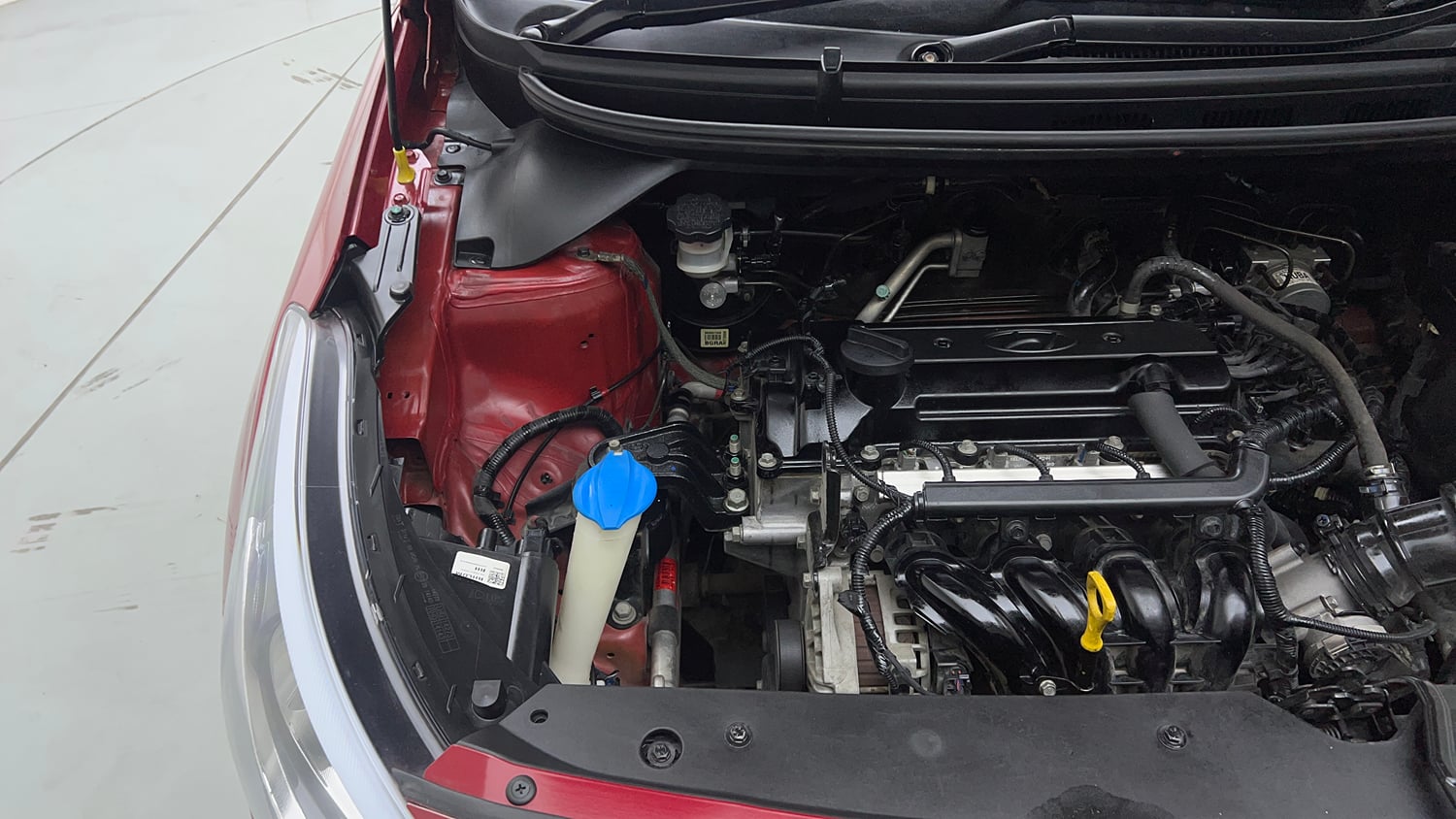 Used 2017 Hyundai Elite i20 Sportz 1.2 Petrol Manual engine ENGINE RIGHT SIDE VIEW