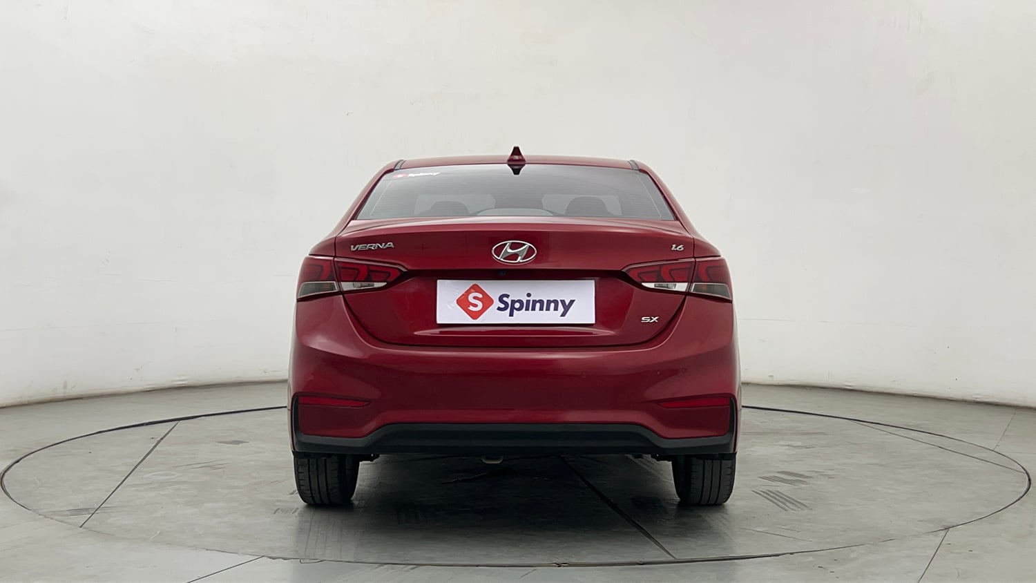 Used 2019 Hyundai Verna SX 1.6 VTVT Petrol Manual exterior BACK VIEW