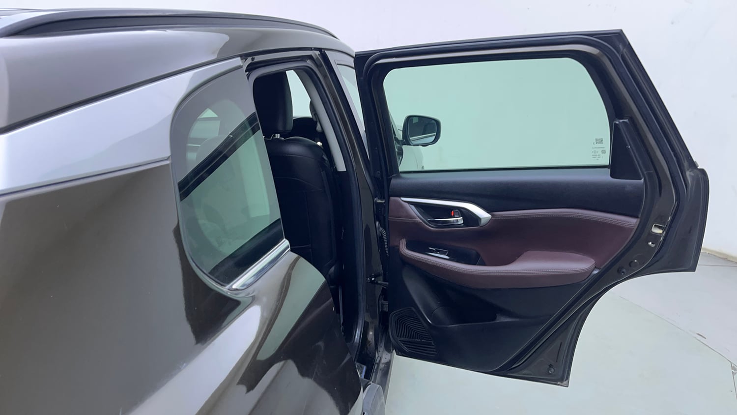 Used 2023 Maruti Suzuki Grand Vitara Alpha Smart Hybrid AT Petrol Automatic interior RIGHT REAR DOOR OPEN VIEW