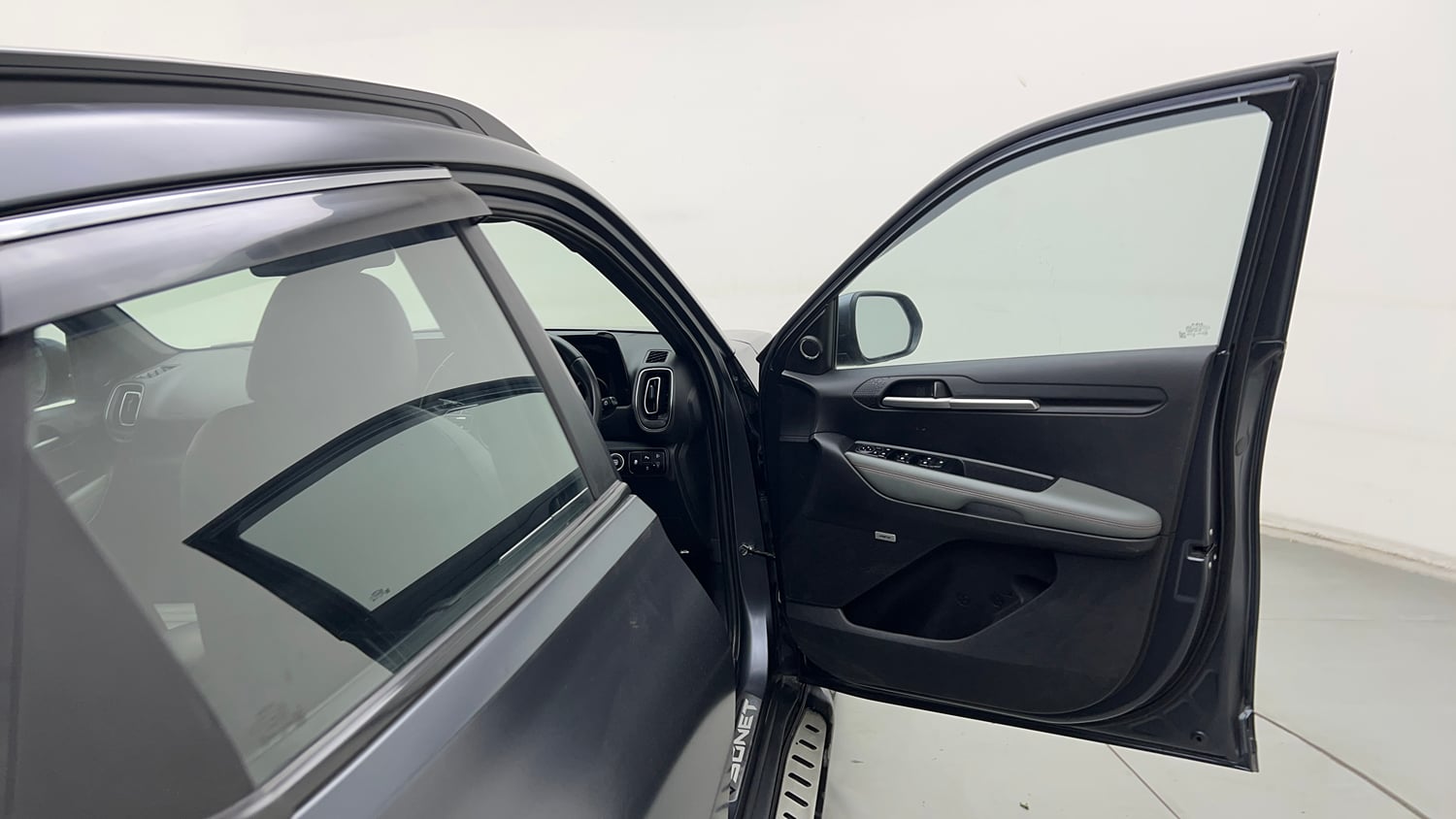 Used 2024 Kia Sonet X Line 1.0 Turbo Petrol DCT Petrol Automatic interior RIGHT FRONT DOOR OPEN VIEW