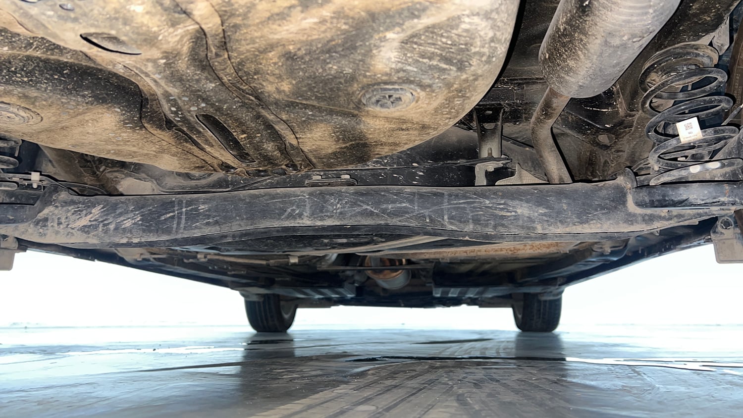 Used 2025 Maruti Suzuki Baleno Alpha MT Petrol Manual extra REAR UNDERBODY VIEW (TAKEN FROM REAR)