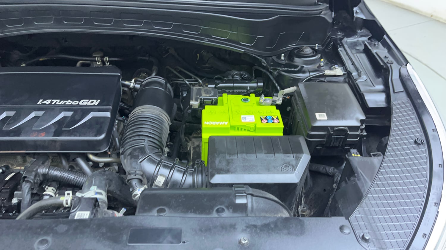 Used 2022 Kia Seltos GTX Plus 1.4 DCT Petrol Automatic engine ENGINE LEFT SIDE VIEW