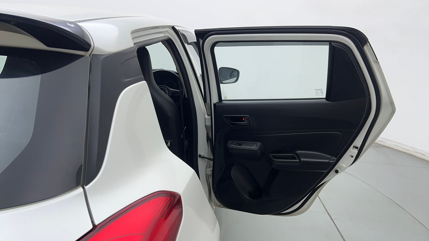 Used 2022 Maruti Suzuki Swift LXi Petrol Manual interior RIGHT REAR DOOR OPEN VIEW