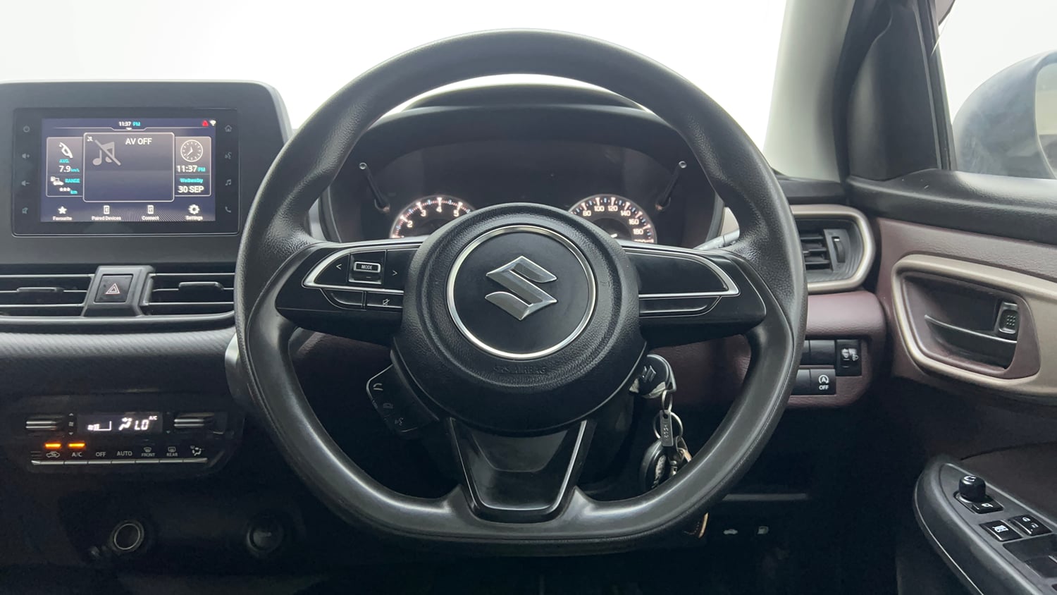 Used 2023 Maruti Suzuki Fronx Delta Plus 1.2L AGS Petrol Automatic interior STEERING VIEW