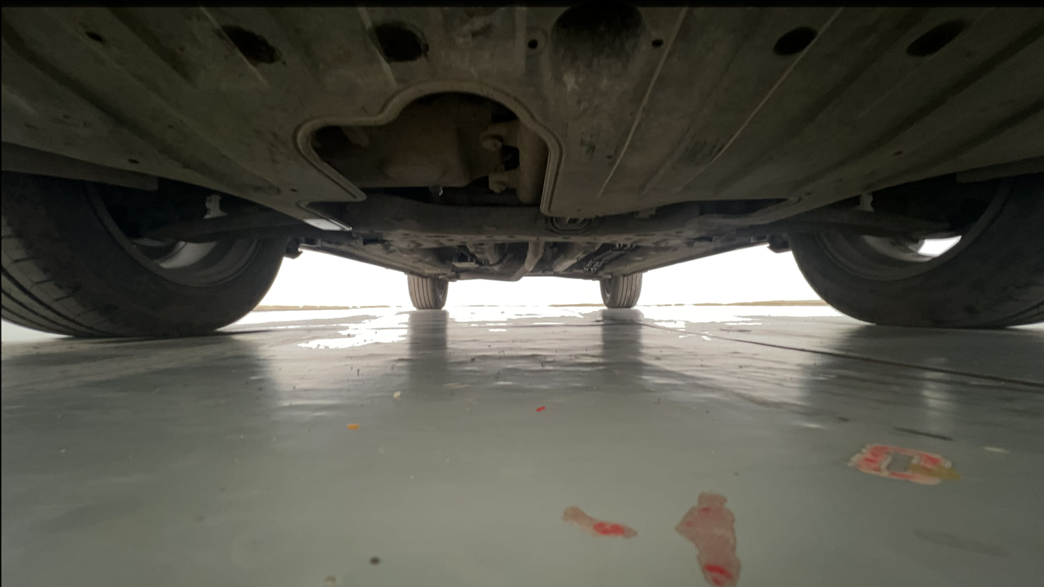 Used 2022 Kia Sonet HTX Plus 1.5 Diesel Manual extra FRONT LEFT UNDERBODY VIEW