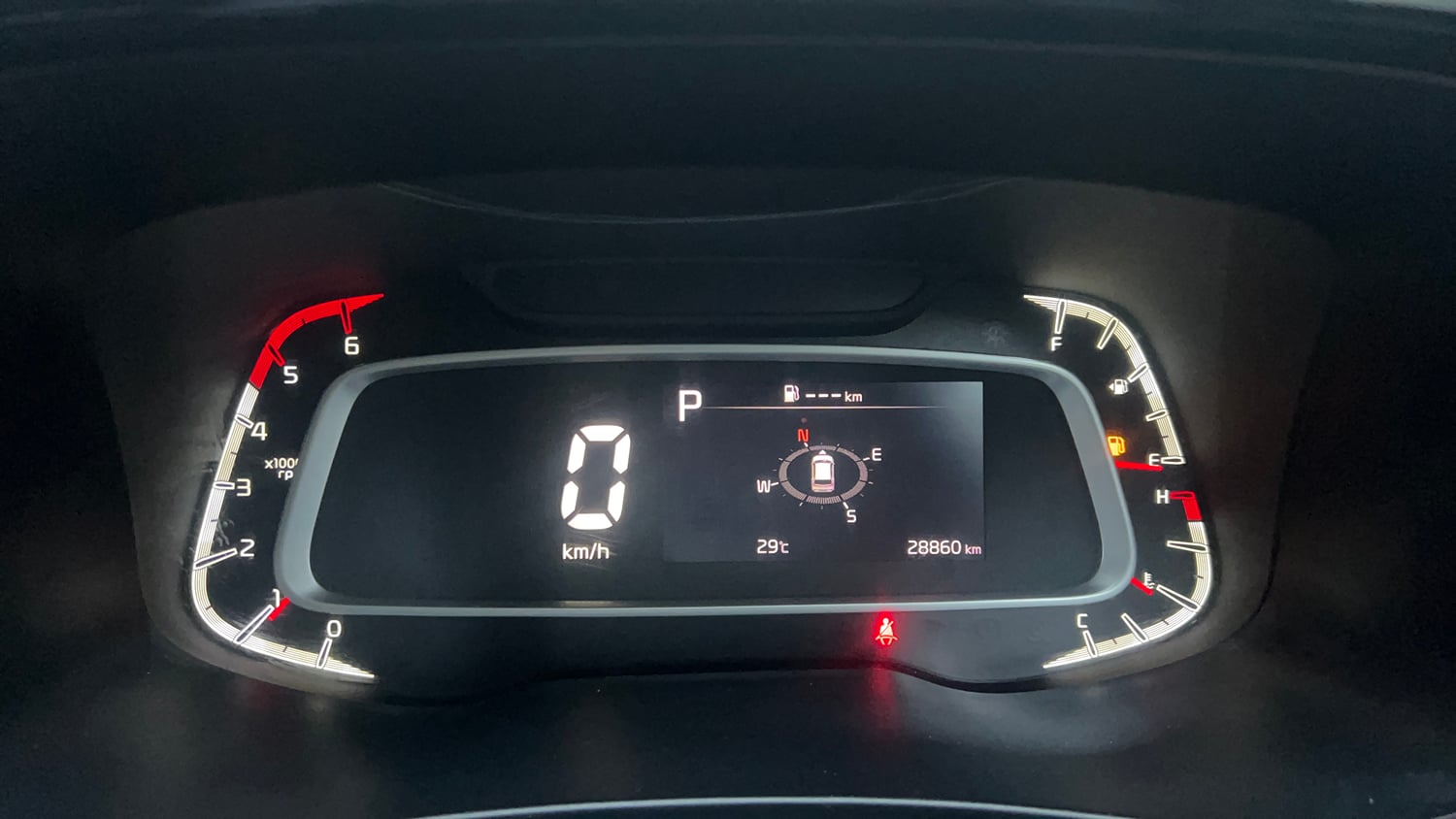 Used 2020 Kia Sonet GTX Plus 1.5 AT Diesel Automatic interior CLUSTERMETER VIEW