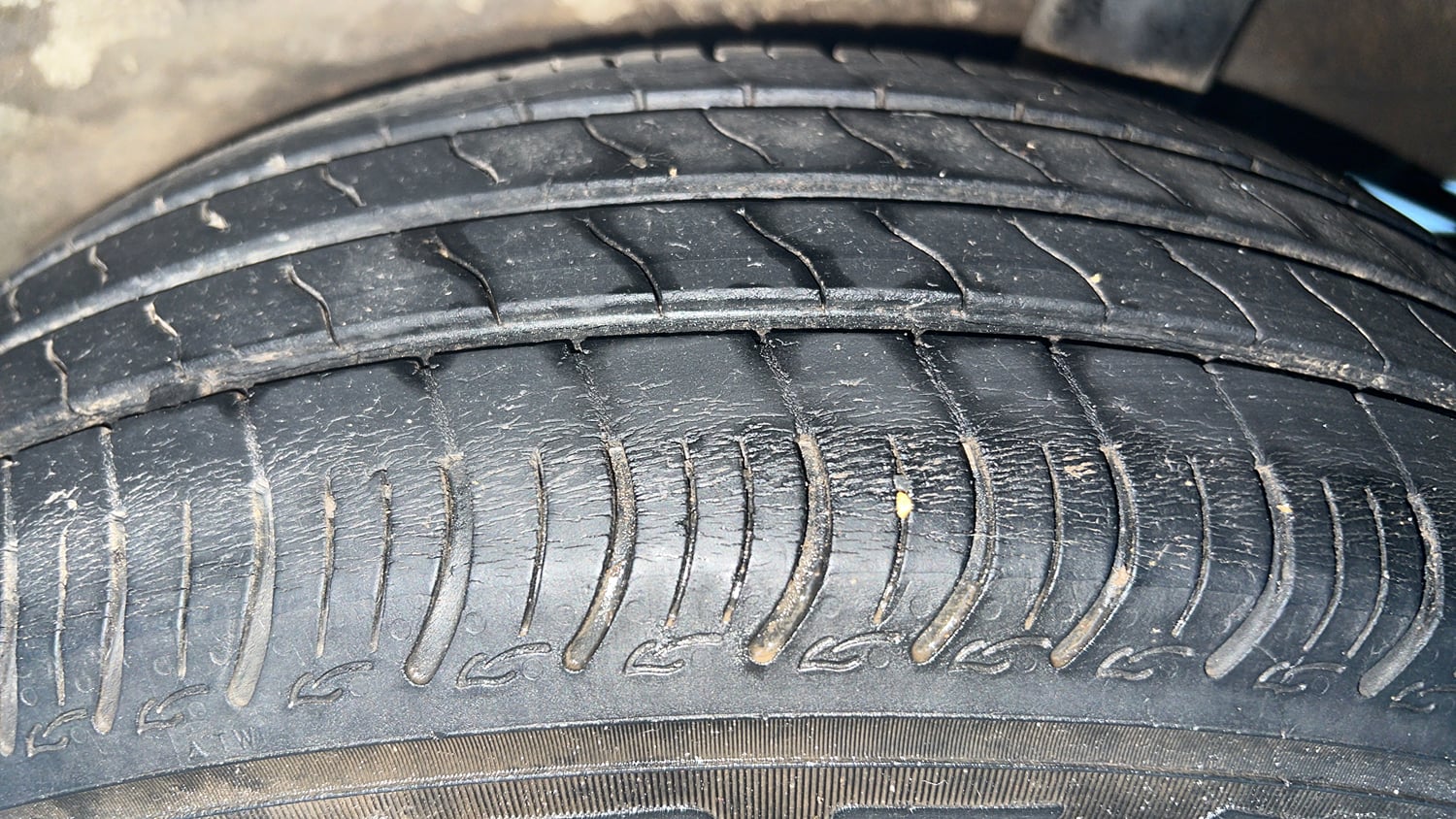 Used 2022 Maruti Suzuki Wagon R VXI 1.0 CNG Cng Manual tyres LEFT REAR TYRE TREAD VIEW