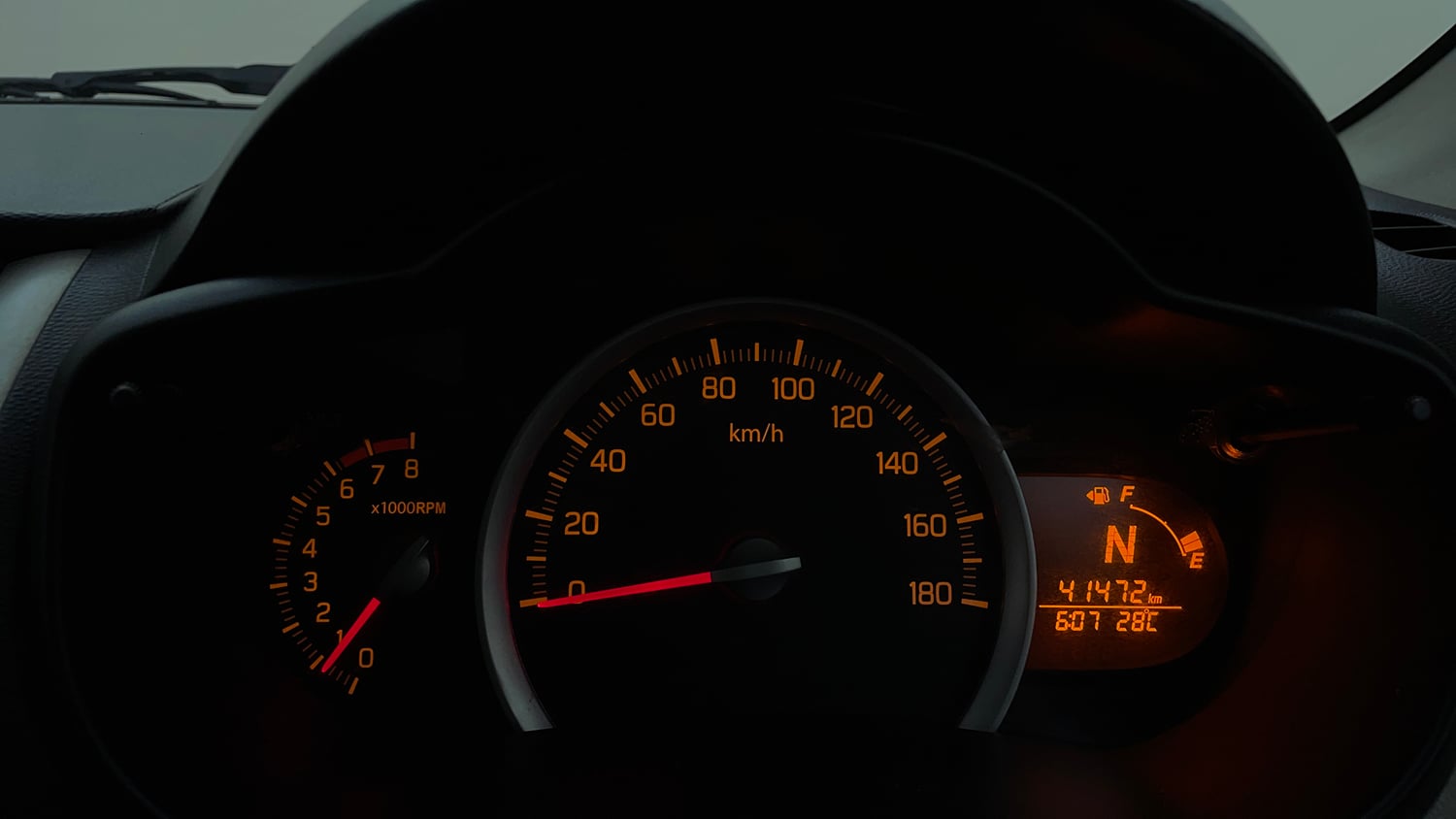 Used 2014 Maruti Suzuki Celerio VXi AMT Petrol Automatic interior CLUSTERMETER VIEW
