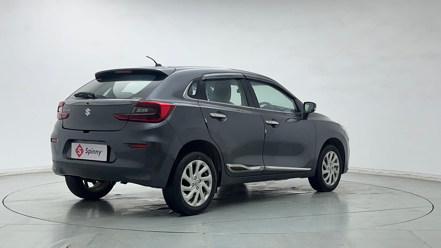 Used 2024 Maruti Suzuki Baleno Zeta MT Petrol Manual exterior RIGHT REAR CORNER VIEW