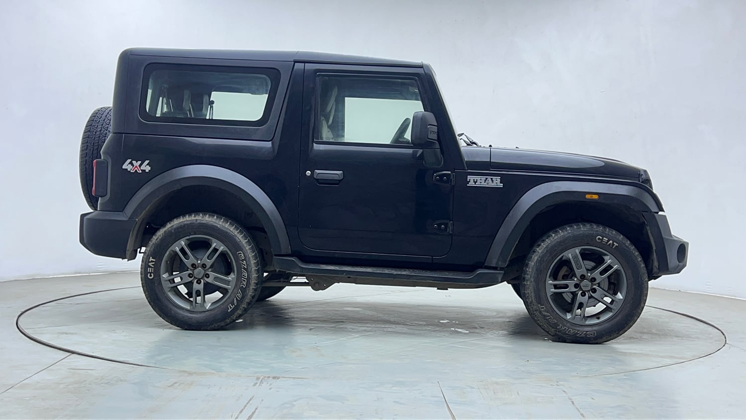 Used 2021 mahindra Thar LX Hard Top Petrol AT 4WD Petrol Automatic exterior RIGHT SIDE VIEW