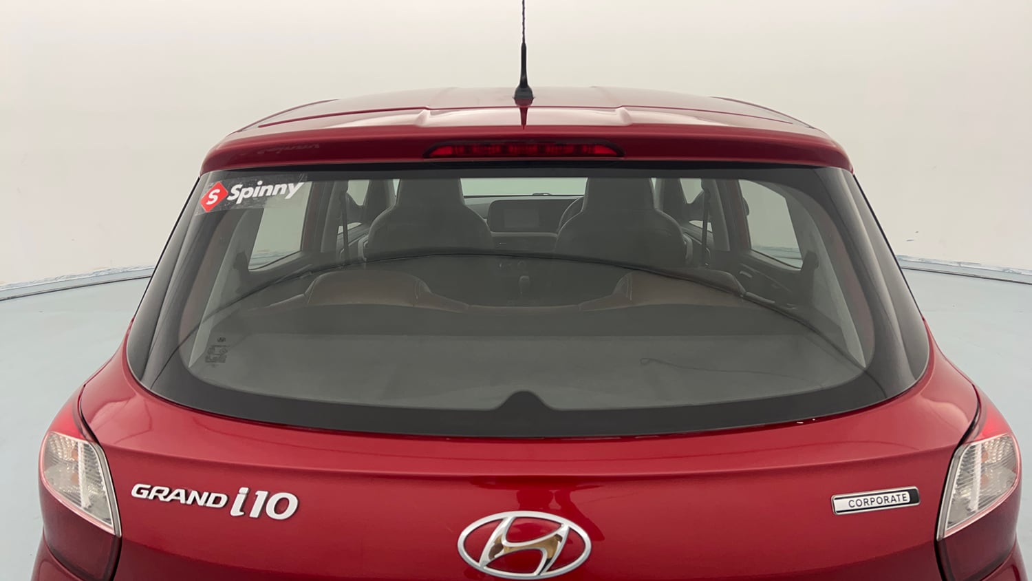 Used 2021 Hyundai Grand i10 Nios Magna Corporate Edition 1.2 Kappa VTVT Petrol Manual exterior BACK WINDSHIELD VIEW