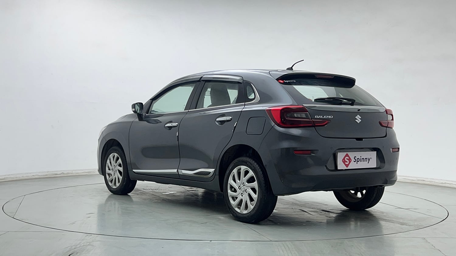 Used 2024 Maruti Suzuki Baleno Zeta MT Petrol Manual exterior LEFT REAR CORNER VIEW