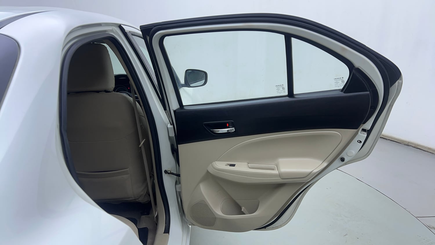 Used 2019 Maruti Suzuki Dzire VXi AMT Petrol Automatic interior RIGHT REAR DOOR OPEN VIEW