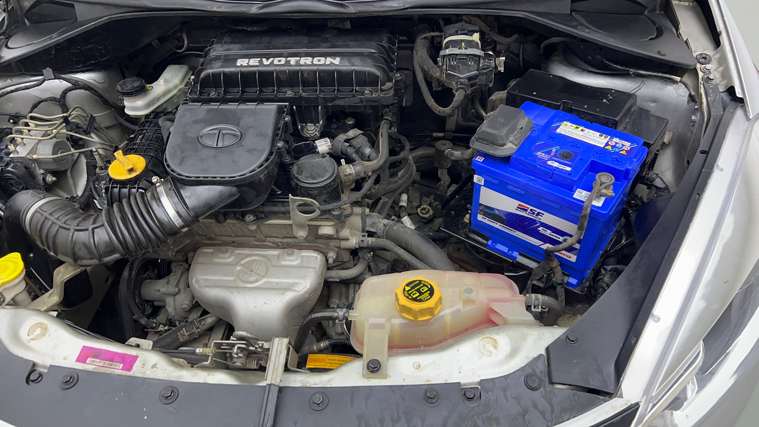 Used 2018 Tata Tiago Revotron XZ Petrol Manual engine ENGINE LEFT SIDE VIEW