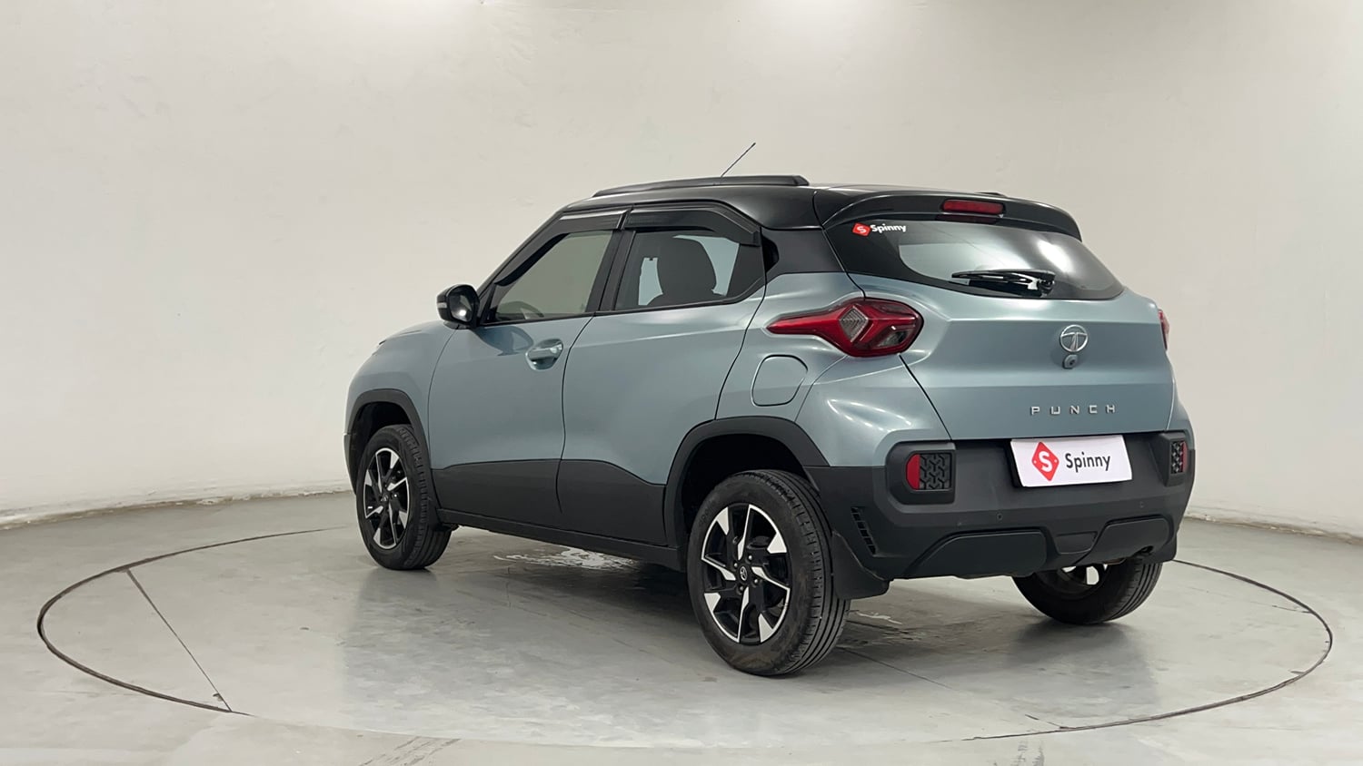 Used 2023 Tata Punch Creative Dual Tone Petrol Manual exterior LEFT REAR CORNER VIEW