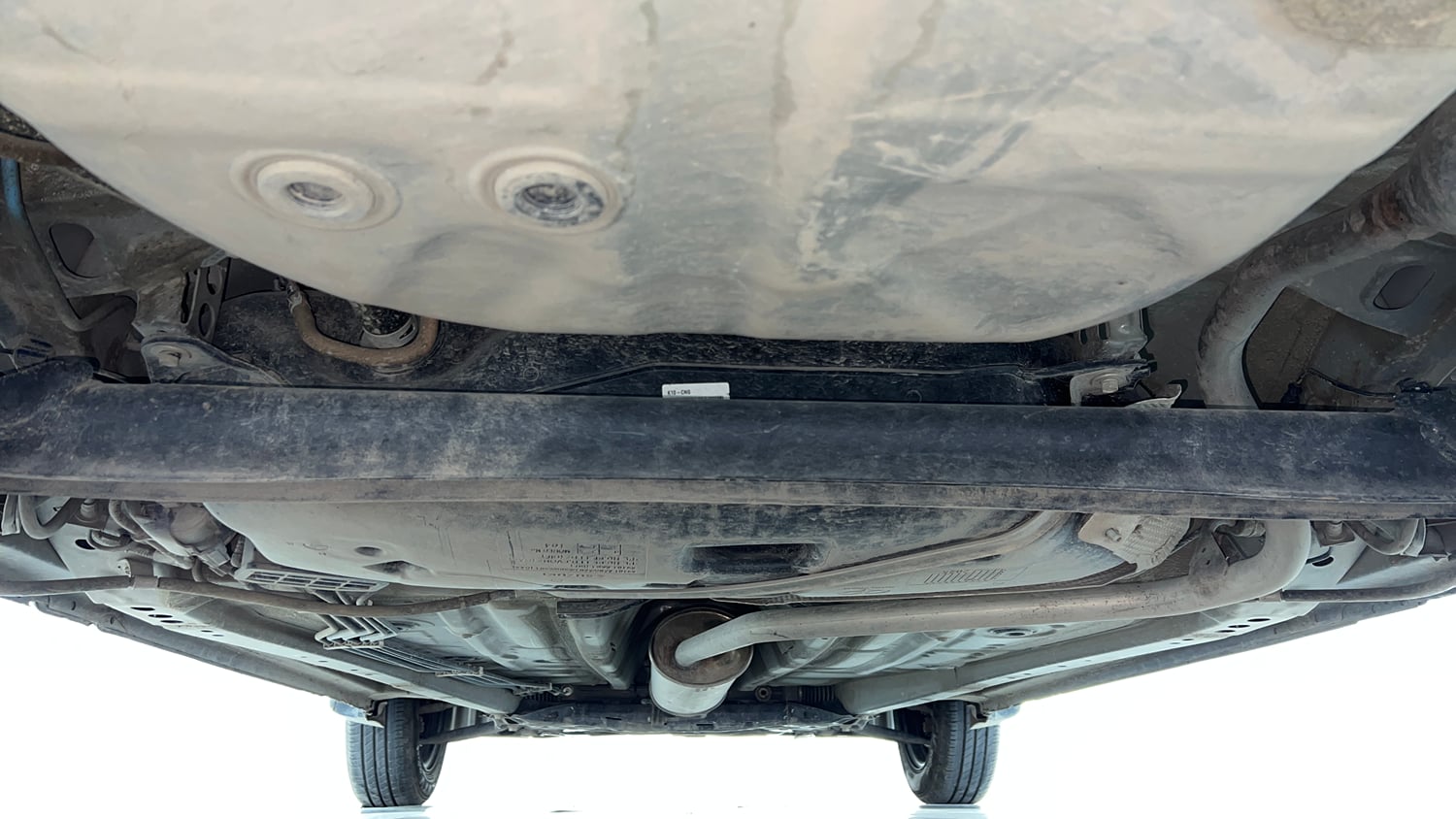 Used 2025 Maruti Suzuki Wagon R VXI 1.0 CNG Cng Manual extra REAR UNDERBODY VIEW (TAKEN FROM REAR)