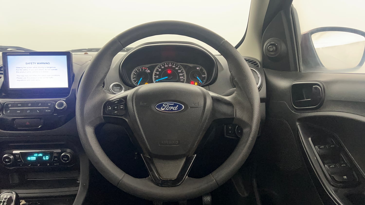 Used 2019 Ford Figo Titanium 1.2 Ti-VCT MT Petrol Manual interior STEERING VIEW