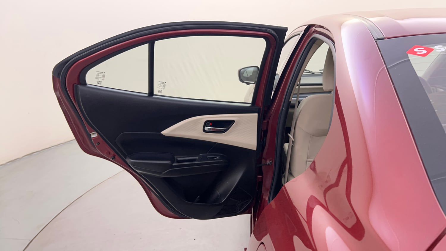 Used 2024 Maruti Suzuki Dzire ZXi Plus AMT Petrol Automatic interior LEFT REAR DOOR OPEN VIEW
