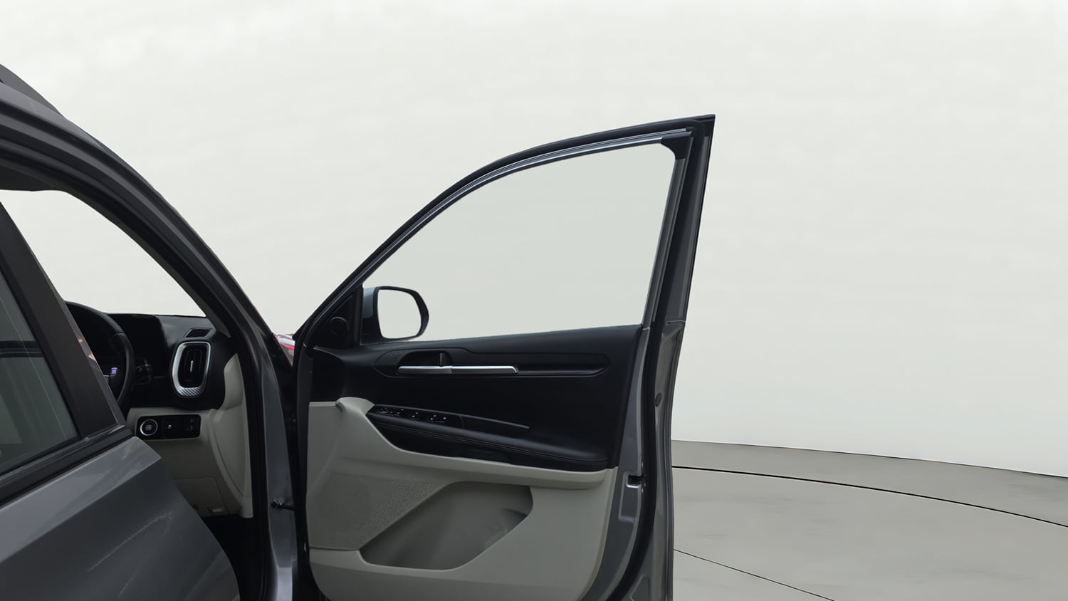 Used 2022 Kia Sonet HTX 1.5 Diesel Manual interior RIGHT FRONT DOOR OPEN VIEW