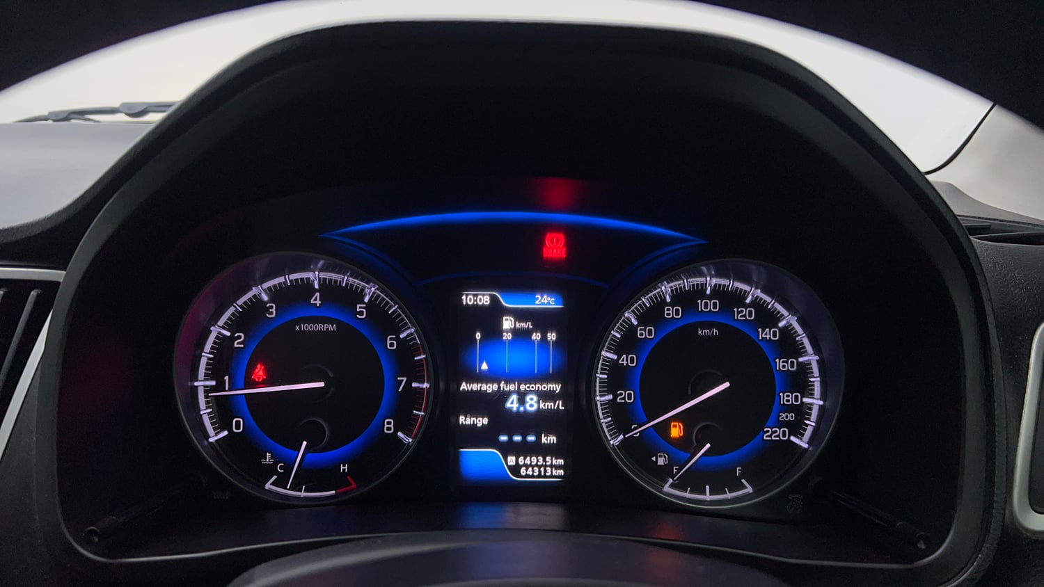 Used 2017 Maruti Suzuki Baleno Alpha 1.2 Petrol Manual interior CLUSTERMETER VIEW