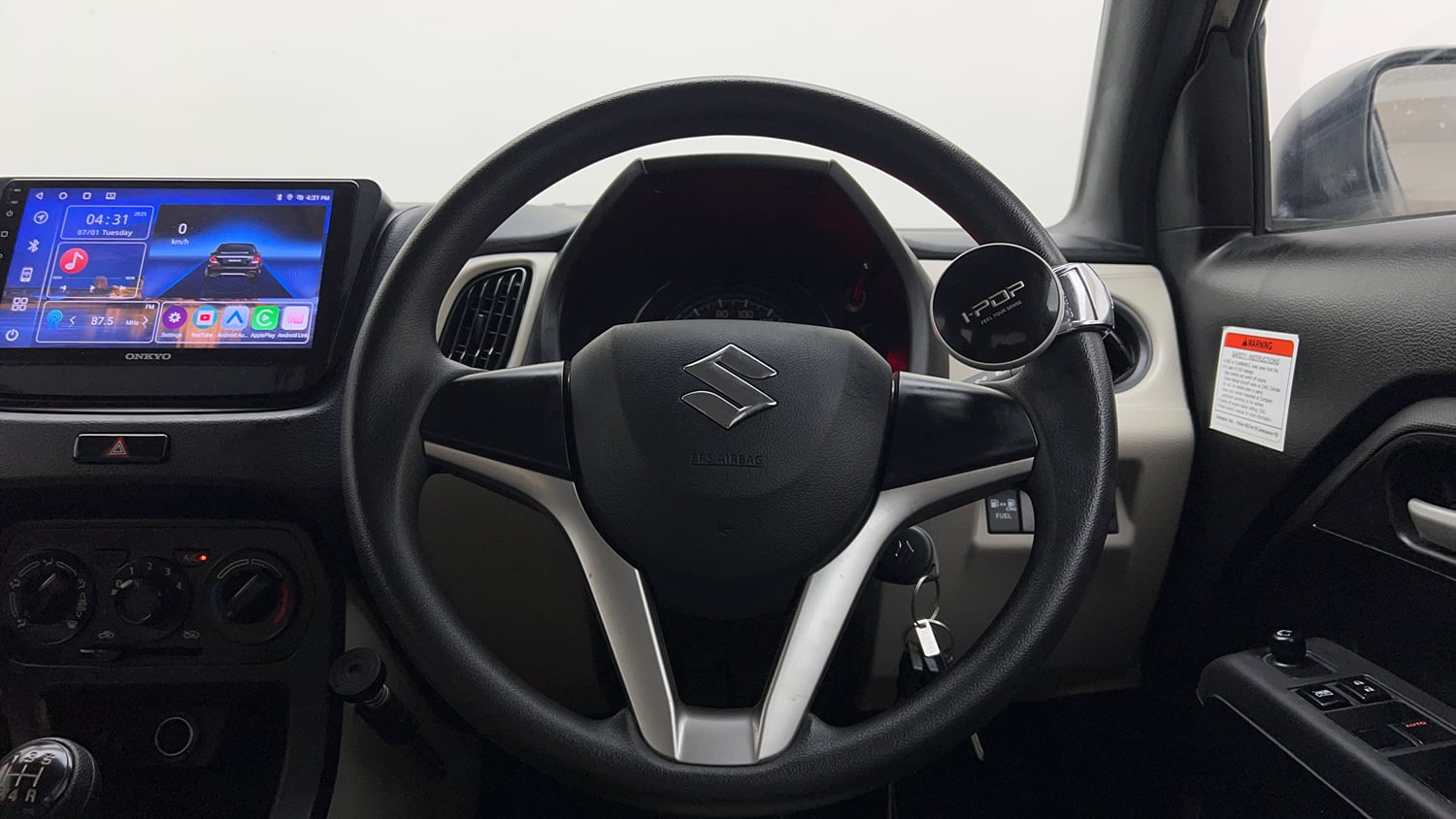 Used 2025 Maruti Suzuki Wagon R VXI 1.0 CNG Cng Manual interior STEERING VIEW