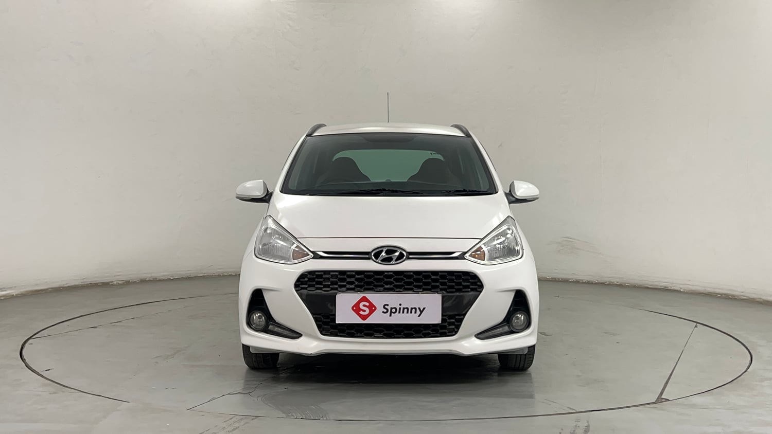 Used 2017 Hyundai Grand i10 Sportz (O) 1.2 Kappa VTVT Petrol Manual exterior FRONT VIEW