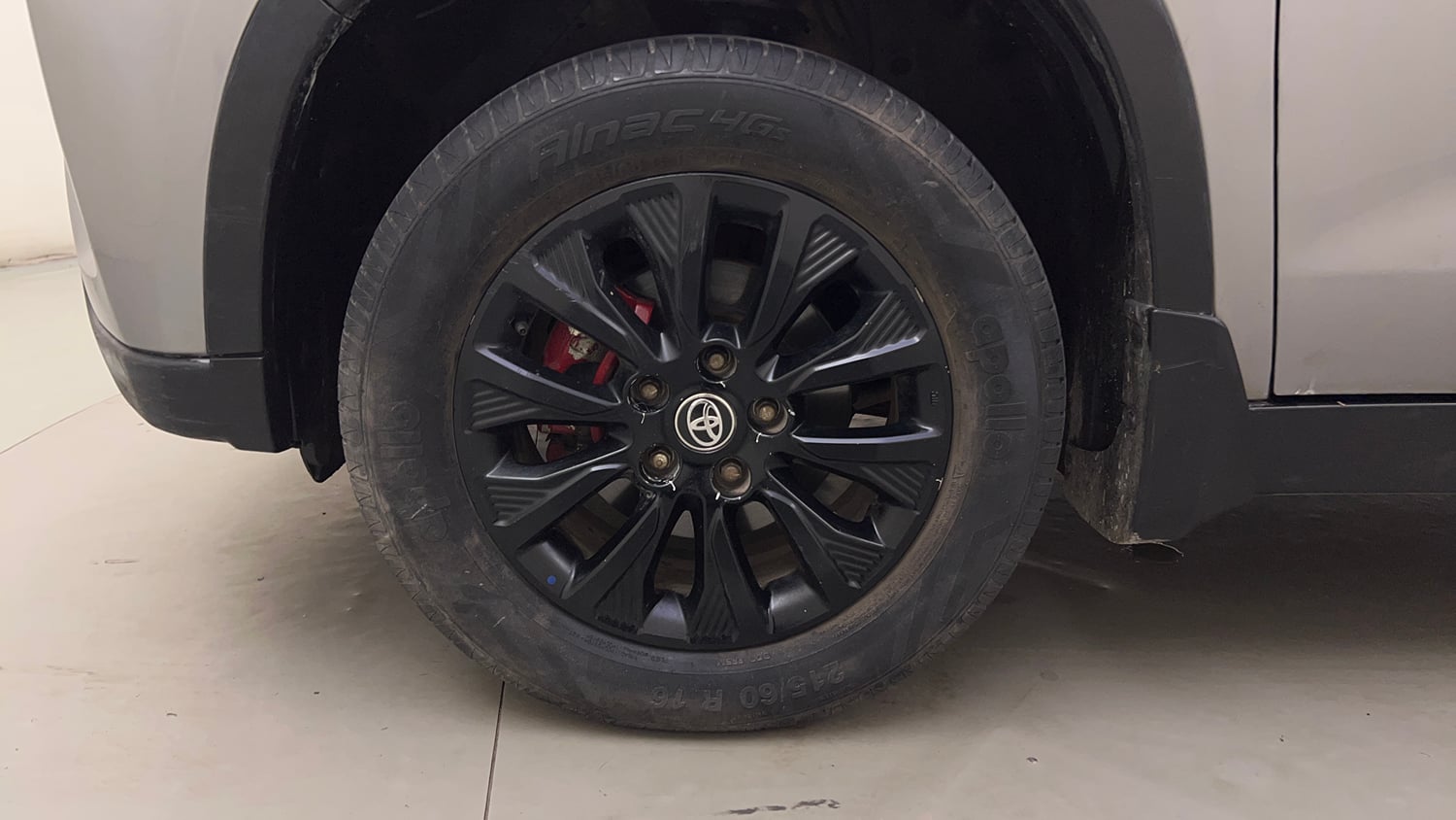 Used 2021 Toyota Urban Cruiser High Grade MT Petrol Manual tyres LEFT FRONT TYRE RIM VIEW