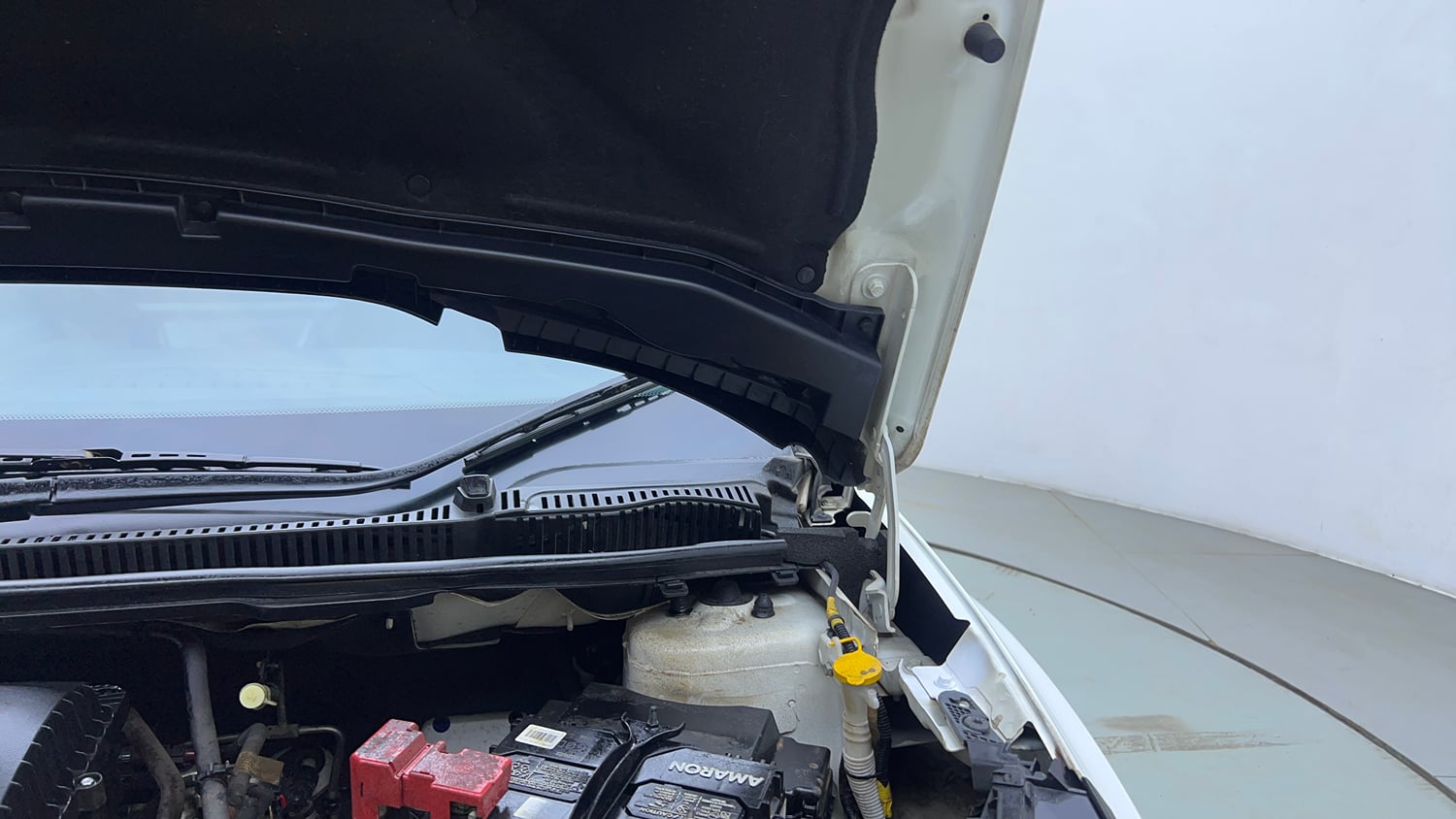 Used 2023 Tata Nexon Fearless Plus S 1.2 Revotron Petrol 7DCA DT Petrol Automatic engine ENGINE LEFT SIDE HINGE & APRON VIEW