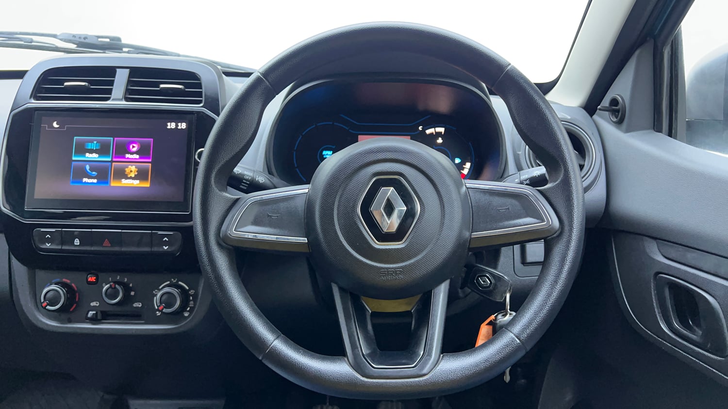Used 2021 Renault Kwid RXT 1.0 Opt Petrol Manual interior STEERING VIEW