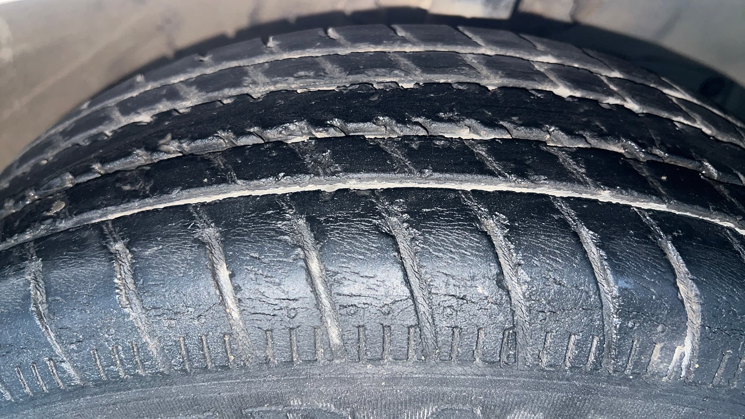 Used 2021 Maruti Suzuki Wagon R 1.0 LXI CNG (Outside Fitted) Cng Manual tyres RIGHT FRONT TYRE TREAD VIEW
