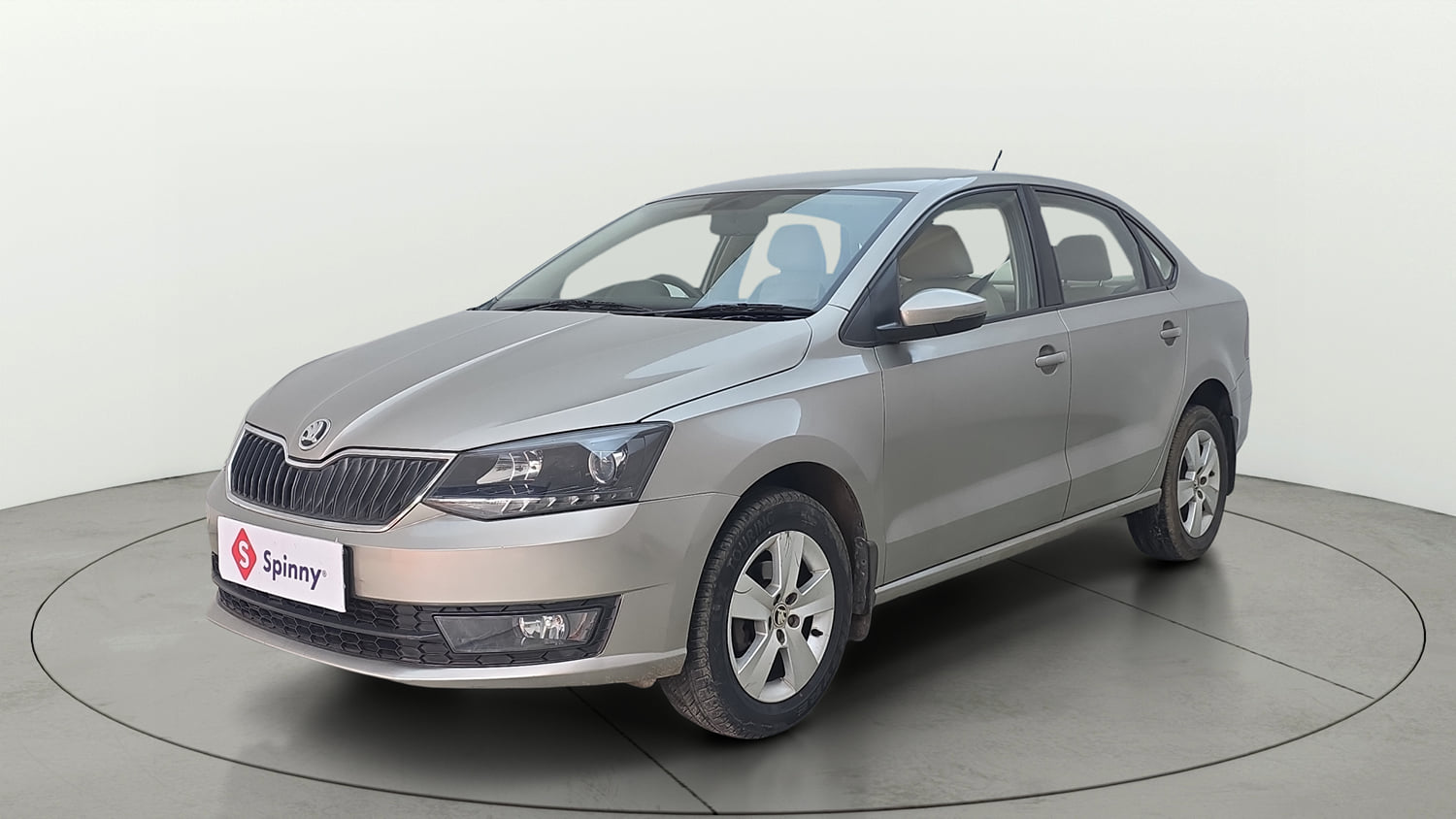 Used 2019 Skoda Rapid Ambition 1.5 TDI Diesel Manual exterior LEFT FRONT CORNER VIEW
