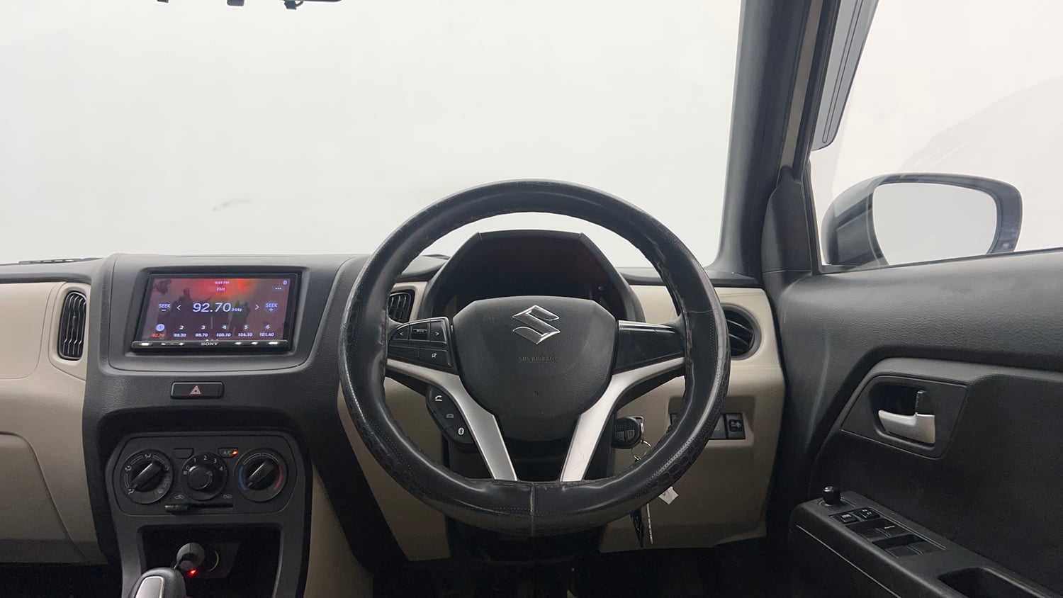 Used 2021 Maruti Suzuki Wagon R VXi (O) 1.2 AMT Petrol Automatic interior STEERING VIEW