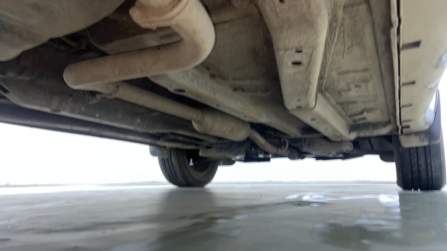 Used 2023 Tata Nexon Fearless Plus S 1.2 Revotron Petrol 7DCA DT Petrol Automatic extra REAR RIGHT UNDERBODY VIEW