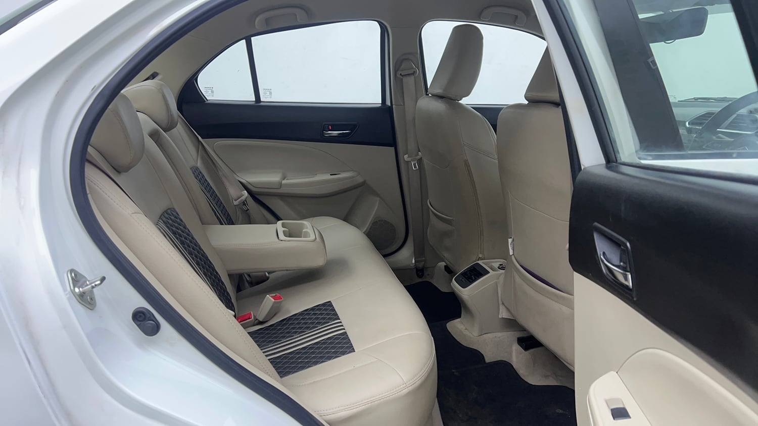 Used 2019 Maruti Suzuki Dzire VXi AMT Petrol Automatic interior RIGHT SIDE REAR DOOR CABIN VIEW
