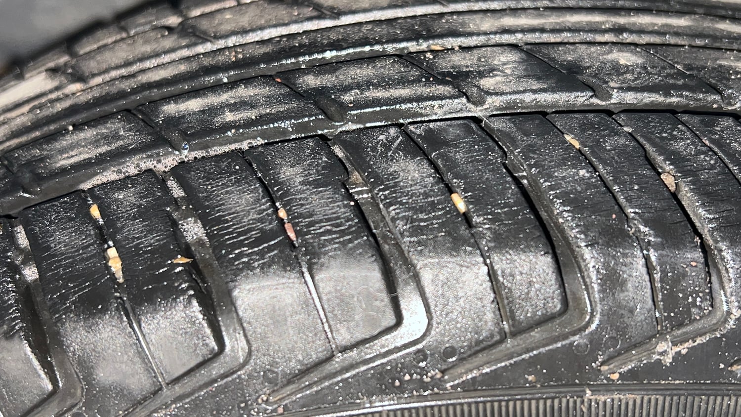 Used 2024 Tata Tiago XE Petrol Manual tyres RIGHT REAR TYRE TREAD VIEW