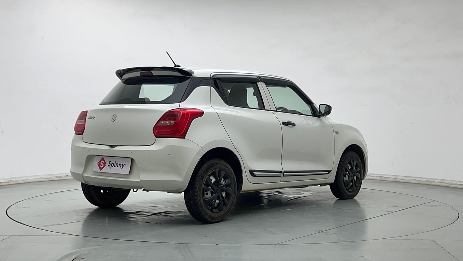 Used 2022 Maruti Suzuki Swift LXi Petrol Manual exterior RIGHT REAR CORNER VIEW