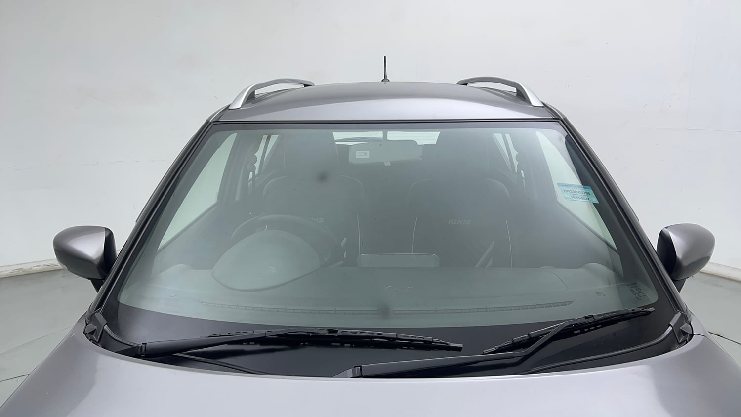 Used 2023 Maruti Suzuki Ignis Alpha 1.2 AMT Petrol Automatic exterior FRONT WINDSHIELD VIEW