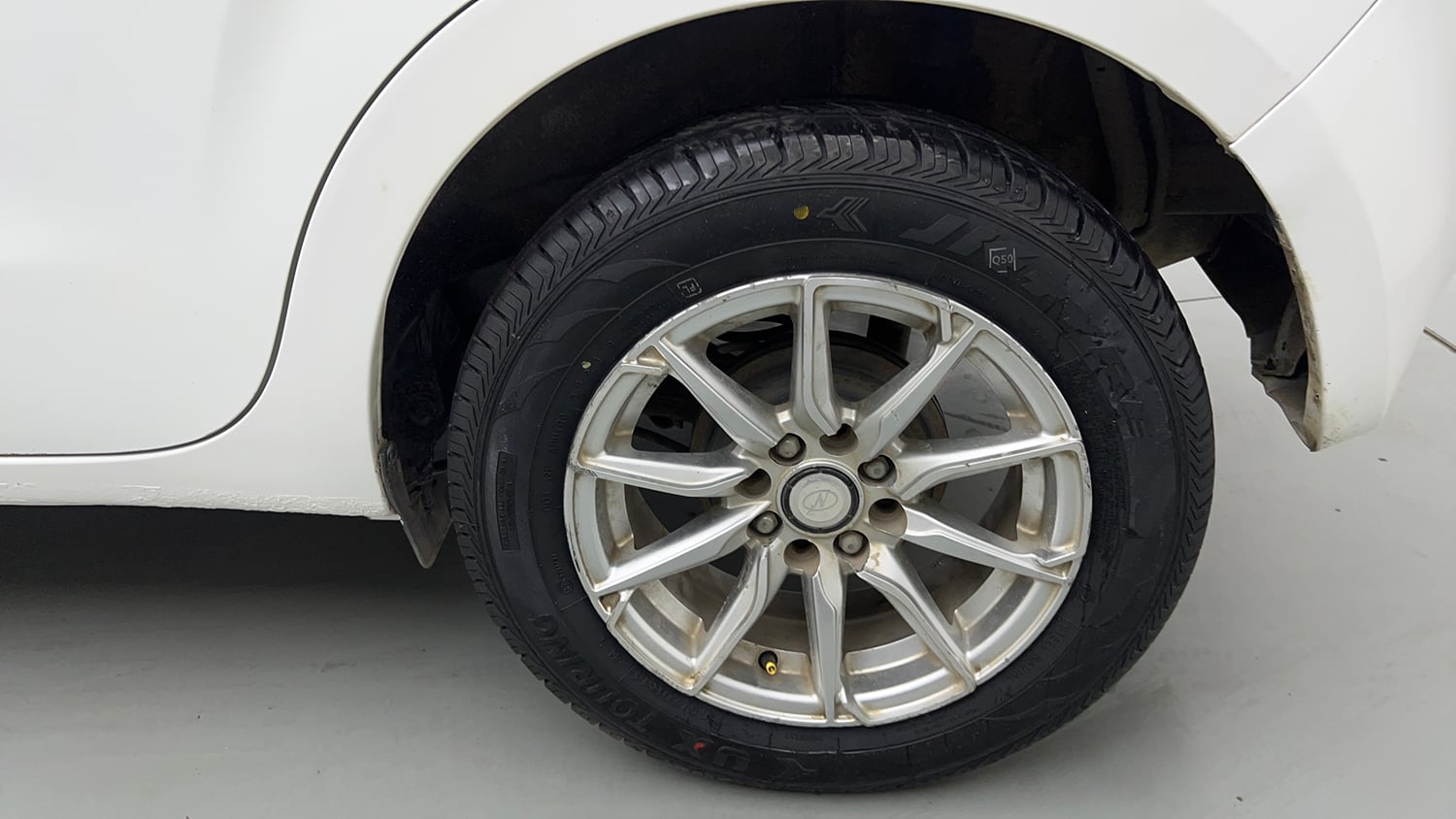Used 2021 Maruti Suzuki Wagon R 1.0 LXI CNG (Outside Fitted) Cng Manual tyres LEFT REAR TYRE RIM VIEW