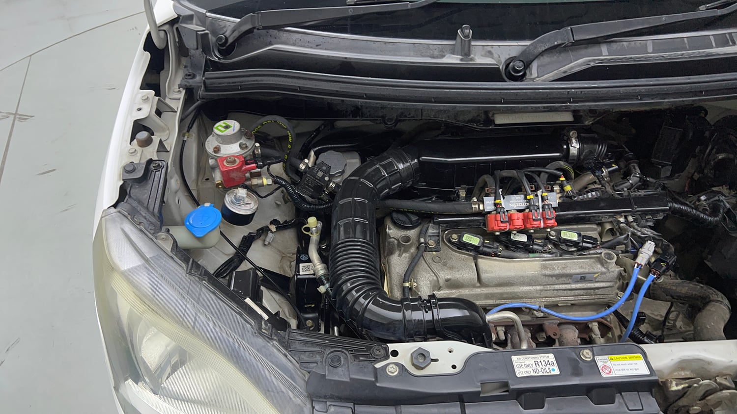 Used 2021 Maruti Suzuki Wagon R 1.0 LXI CNG (Outside Fitted) Cng Manual engine ENGINE RIGHT SIDE VIEW