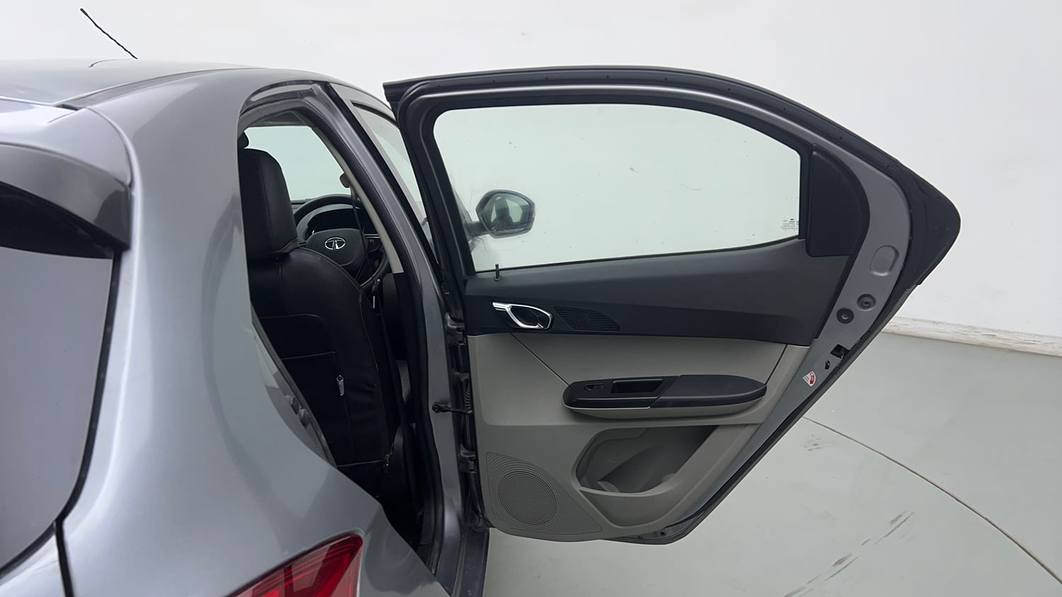 Used 2019 Tata Tiago Revotron XZ w/o Alloy Petrol Manual interior RIGHT REAR DOOR OPEN VIEW