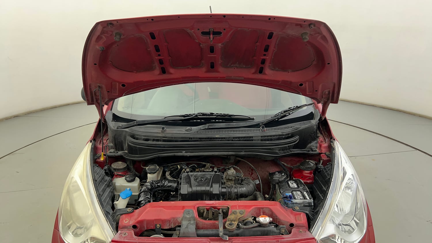 Used 2015 Hyundai Eon Era Petrol Manual engine ENGINE & BONNET OPEN FRONT VIEW