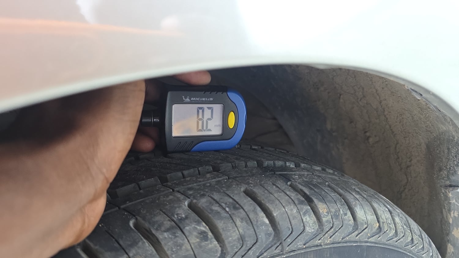 Used 2019 Skoda Rapid Ambition 1.5 TDI Diesel Manual tyres LEFT FRONT TYRE TREAD VIEW