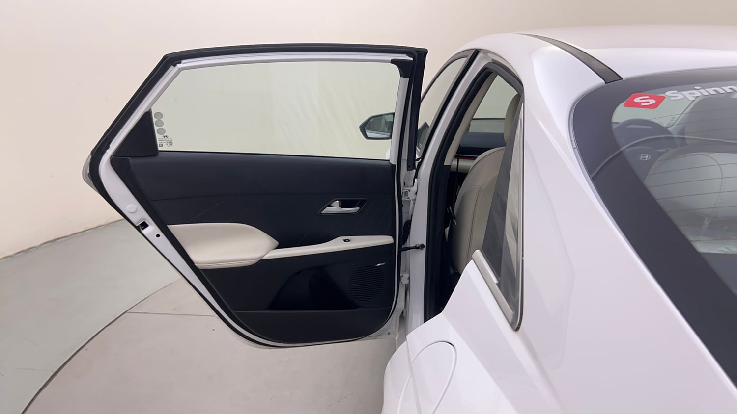 Used 2024 Hyundai Verna SX (O)1.5 Petrol MT Petrol Manual interior LEFT REAR DOOR OPEN VIEW