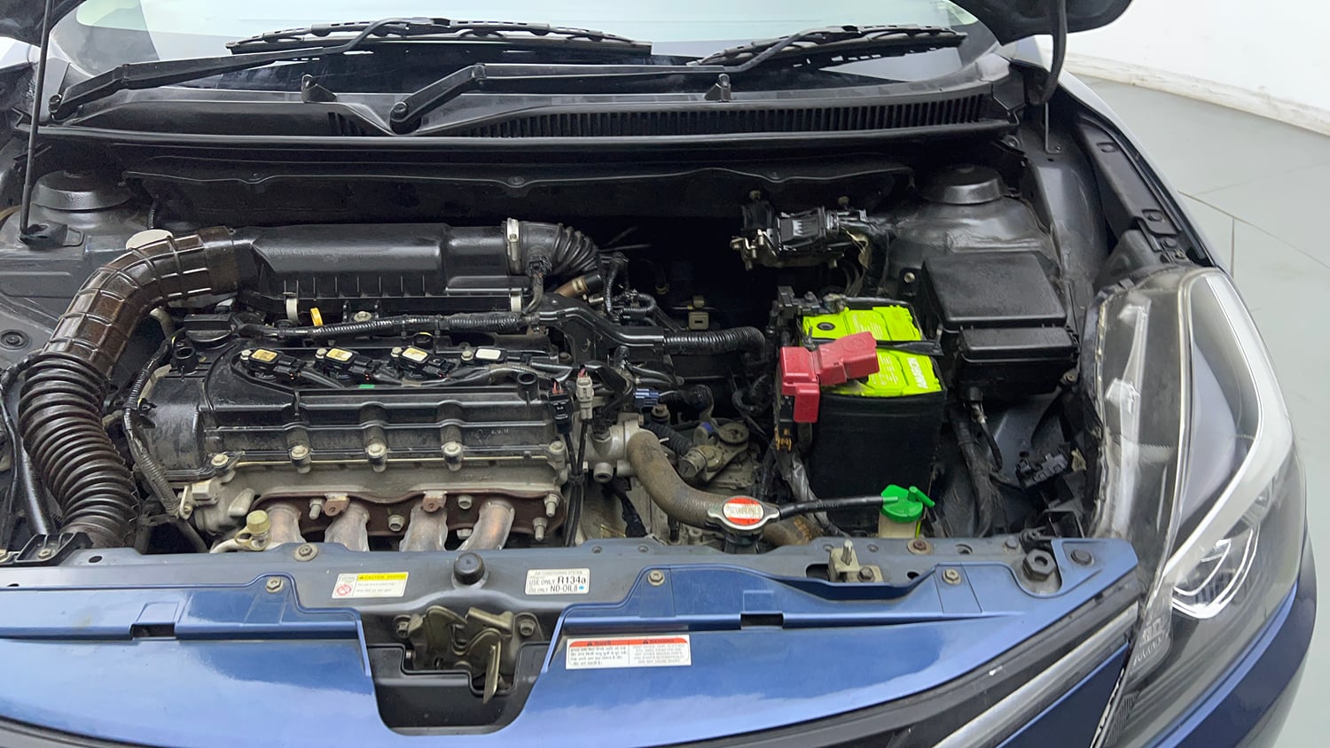 Used 2017 Maruti Suzuki Baleno Alpha 1.2 Petrol Manual engine ENGINE LEFT SIDE VIEW